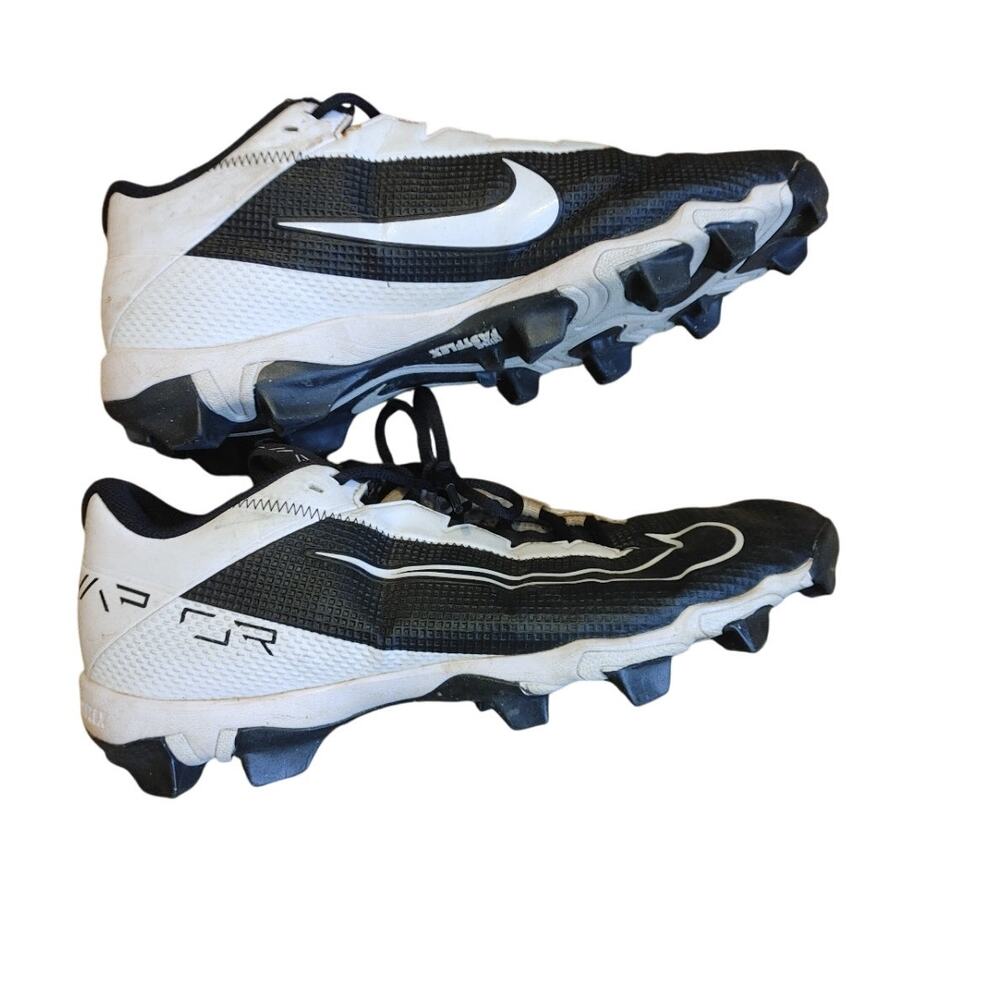 Nike Mens Cleats Vapor Edge Shark Black White Sz 12